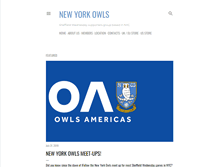 Tablet Screenshot of newyorkowls.com